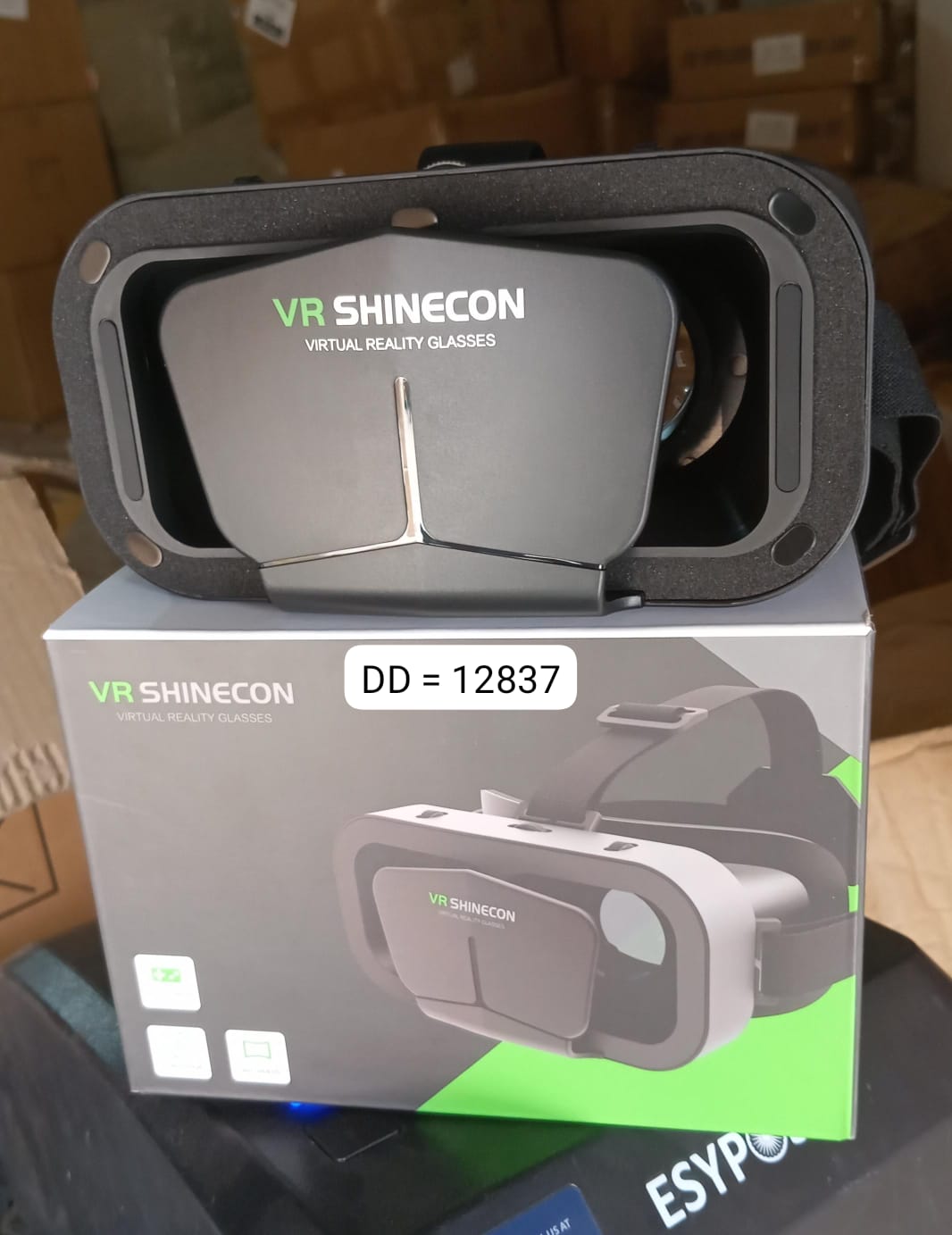 3d VR Box Headset Compatible with iPhone & Android Virtual Reality VR Goggles For 3D VR Movies Video Games (1 Pc)